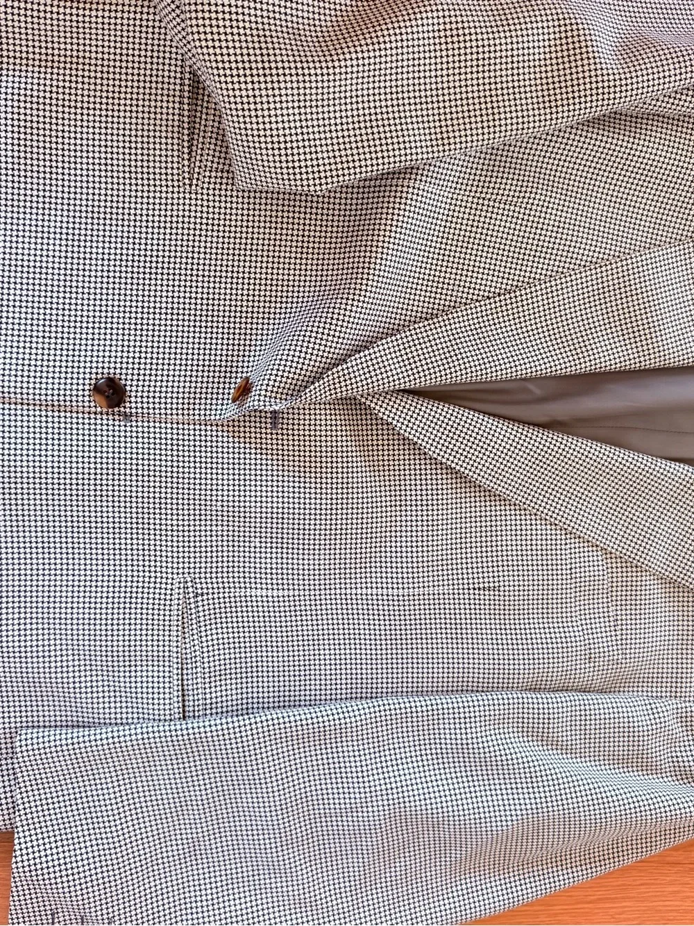Men's Micro-Check Grey Sport Coat - Lightweight Classic Blazer